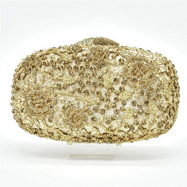 shoulder bags dazzling women gold flower crystal evening metal clutches luxury bag for wedding&party handbags wedding bridal purse
shoulder bags dazzling women gold flower crystal evening metal clutches luxury bag for wedding&party handbags wedding bridal purse