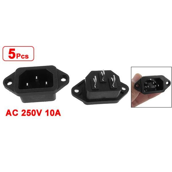 other lighting accessories 5 pcs 3p iec 320 c14 male plug panel power inlet sockets connectors ac 250v 10a
other lighting accessories 5 pcs 3p iec 320 c14 male plug panel power inlet sockets connectors ac 250v 10a
