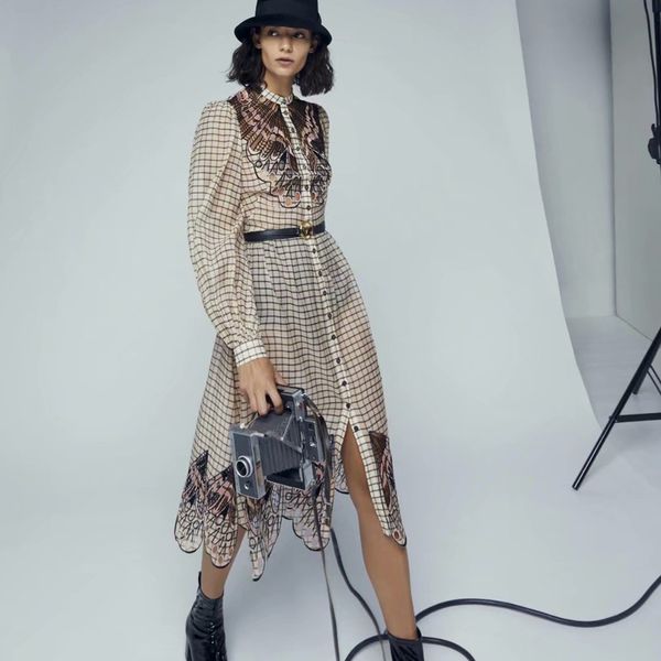 spring track retroethnic embroidered flower plaid impression single sleeve mid-length shirt dress qualit, Black;gray
spring track retroethnic embroidered flower plaid impression single sleeve mid-length shirt dress qualit, Black;gray