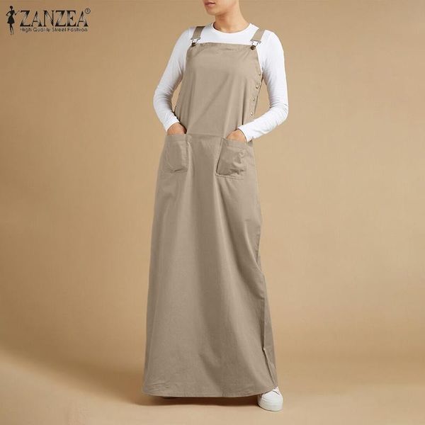 casual dresses zanzea 2021 women's summer sundress elegant overalls dress solid suspenders vestidos female square neck buckle robe plus, Black;gray
casual dresses zanzea 2021 women's summer sundress elegant overalls dress solid suspenders vestidos female square neck buckle robe plus, Black;gray