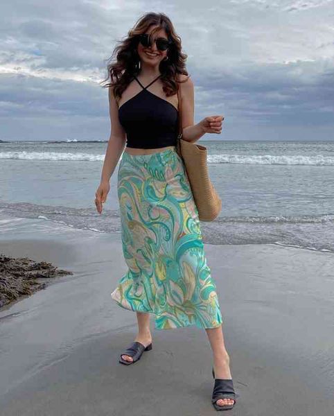 summer tie dye chiffon women skirts fashion casual vintage long ladies elegant high waist, Black
summer tie dye chiffon women skirts fashion casual vintage long ladies elegant high waist, Black