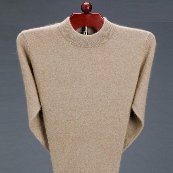 men's hoodies & sweatshirts autumn and winter cashmere sweater thick middle-aged half turtleneck solid color knitted base warm, Black
men's hoodies & sweatshirts autumn and winter cashmere sweater thick middle-aged half turtleneck solid color knitted base warm, Black