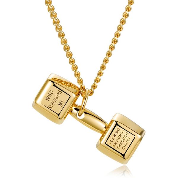 pendant necklaces miqiao stainless steel titanium dumbbell gym inspiration collar chain necklace for men women couple gift fashion jewelry, Silver
pendant necklaces miqiao stainless steel titanium dumbbell gym inspiration collar chain necklace for men women couple gift fashion jewelry, Silver