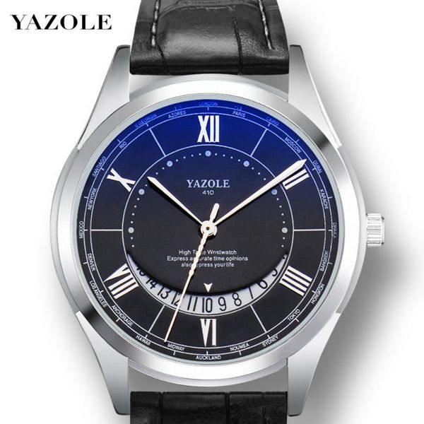 wristwatches yazole 2021 brand business men watch practical calendar waterproof quartz wristwatch leather strap gifts montre homme 410, Slivery;brown
wristwatches yazole 2021 brand business men watch practical calendar waterproof quartz wristwatch leather strap gifts montre homme 410, Slivery;brown