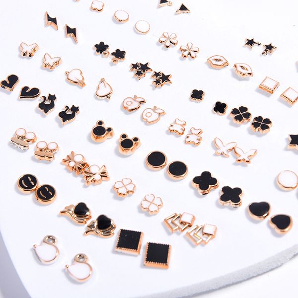 36 pairs multicolor girls crystal flower stud earrings fashion women rhinestone mixed style earrings set, Golden;silver
36 pairs multicolor girls crystal flower stud earrings fashion women rhinestone mixed style earrings set, Golden;silver