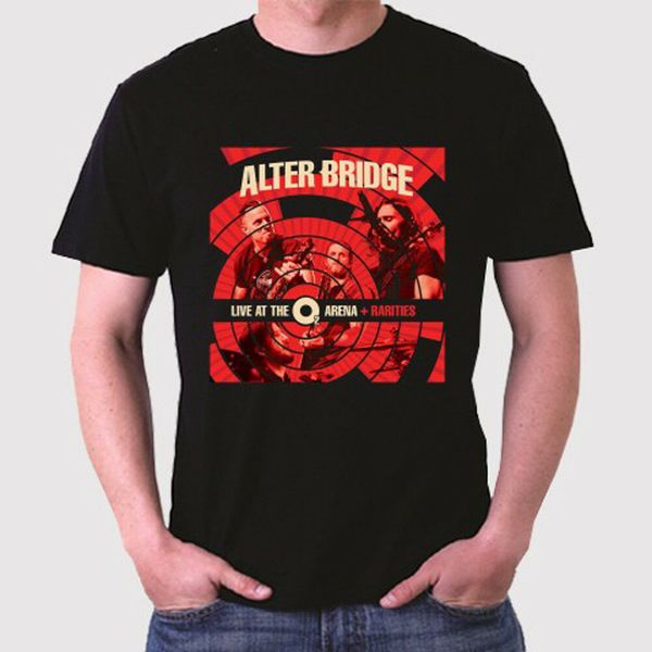 new alter bridge live men's black t-shirt size s to 3xl, White;black 
new alter bridge live men's black t-shirt size s to 3xl, White;black