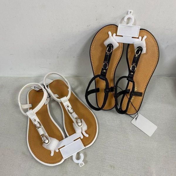 sandals women's flip flops casual simple buckle black white non-slip flat with vogue elastic band woman summer shoes
sandals women's flip flops casual simple buckle black white non-slip flat with vogue elastic band woman summer shoes