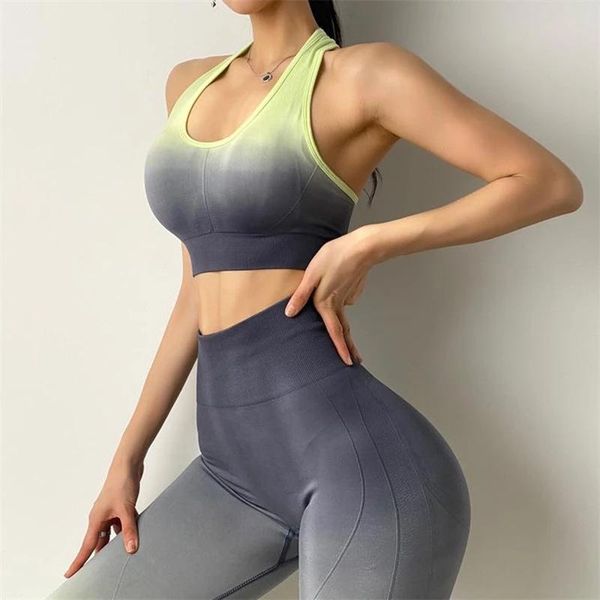 gradient women's suit yoga set sportswear tight mention hip tracksuit fitness sport 2 pcs/set 4 colors outfit
gradient women's suit yoga set sportswear tight mention hip tracksuit fitness sport 2 pcs/set 4 colors outfit