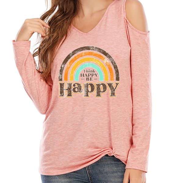2021 autumn women's fashion v-neck rainbow letter printed casual long sleeve sweater, Black
2021 autumn women's fashion v-neck rainbow letter printed casual long sleeve sweater, Black