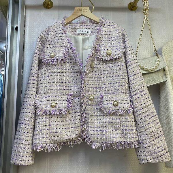 women's jackets french style small fragrance v-neck tassel jacket women loose spring autumn pearl button outerwear, Black;brown
women's jackets french style small fragrance v-neck tassel jacket women loose spring autumn pearl button outerwear, Black;brown