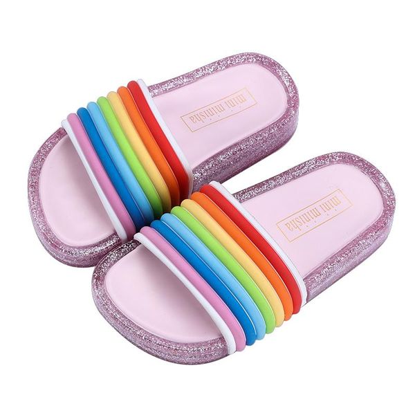 slipper luminous summer children' led non-slip footwear soft pvc rainbow cartoon pattern shoes for boys & girls, Black;grey
slipper luminous summer children' led non-slip footwear soft pvc rainbow cartoon pattern shoes for boys & girls, Black;grey