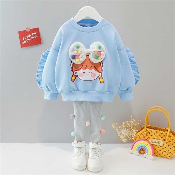 hylkidhuose baby girls clothing sets autumn cartoon lace bow-knot kids t shirt pants children infant cotton clothes outfit 211104, White
hylkidhuose baby girls clothing sets autumn cartoon lace bow-knot kids t shirt pants children infant cotton clothes outfit 211104, White