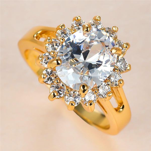 luxury female white crystal stone ring charm gold color flower wedding rings for women promise big oval zircon engagement, Slivery;golden
luxury female white crystal stone ring charm gold color flower wedding rings for women promise big oval zircon engagement, Slivery;golden