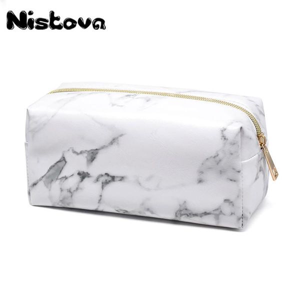 white marble pattern waterproof makeup bag large capacity zipper wash bags women female travel essential cosmetic & cases
white marble pattern waterproof makeup bag large capacity zipper wash bags women female travel essential cosmetic & cases
