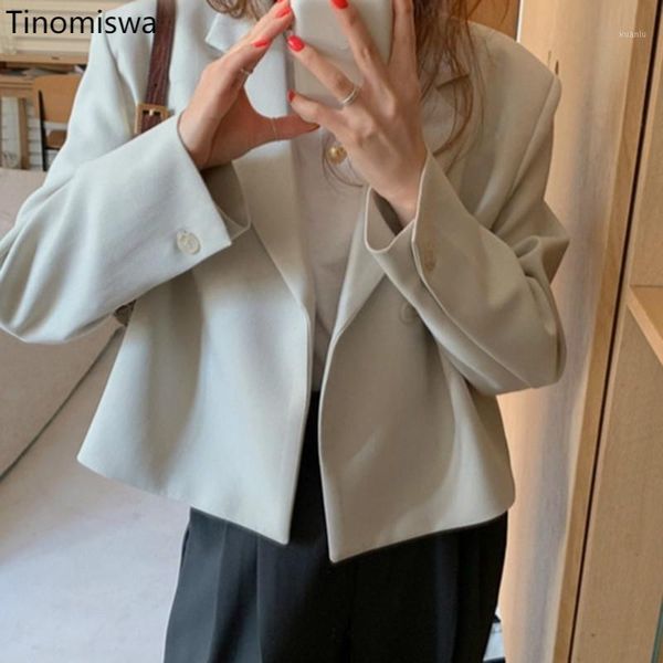 solid loose blazer women 2021 spring vintage ol elegant chic feminino long sleeve one button fashion coat a174 women's suits & blazers, White;black
solid loose blazer women 2021 spring vintage ol elegant chic feminino long sleeve one button fashion coat a174 women's suits & blazers, White;black