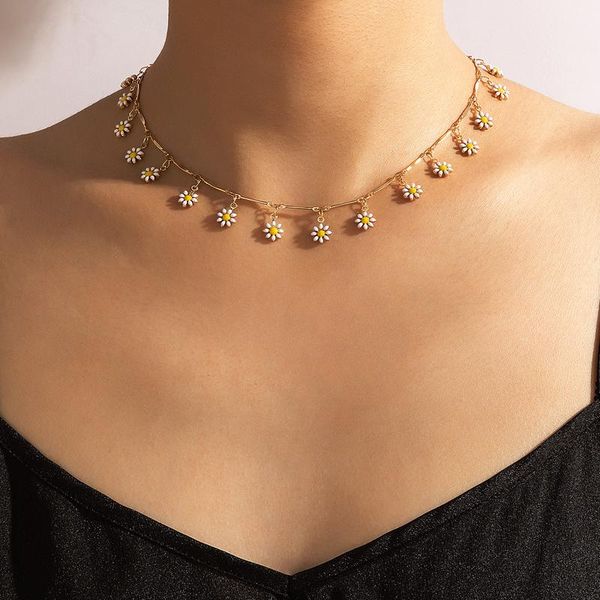 chokers tocona bohemian lovely daisy flowers choker necklace for women girls charmings short summer vacation jewelry 17791, Golden;silver
chokers tocona bohemian lovely daisy flowers choker necklace for women girls charmings short summer vacation jewelry 17791, Golden;silver