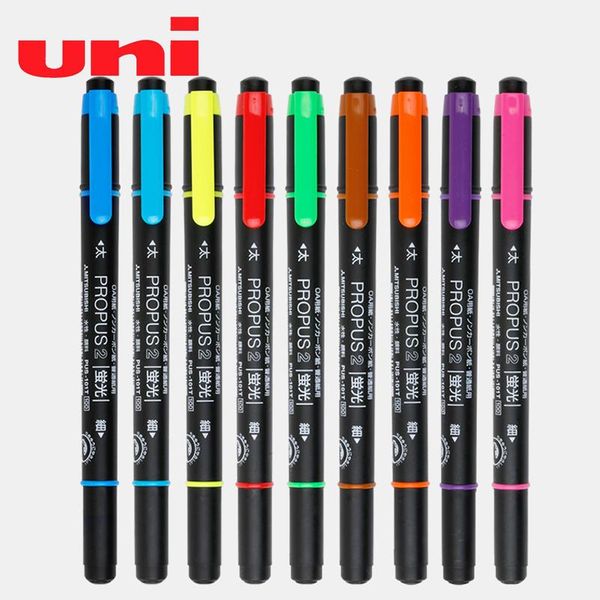highlighters 6pcs uni pus-101t double head highlighter marker pen student mark stationery supplies, Black;red
highlighters 6pcs uni pus-101t double head highlighter marker pen student mark stationery supplies, Black;red