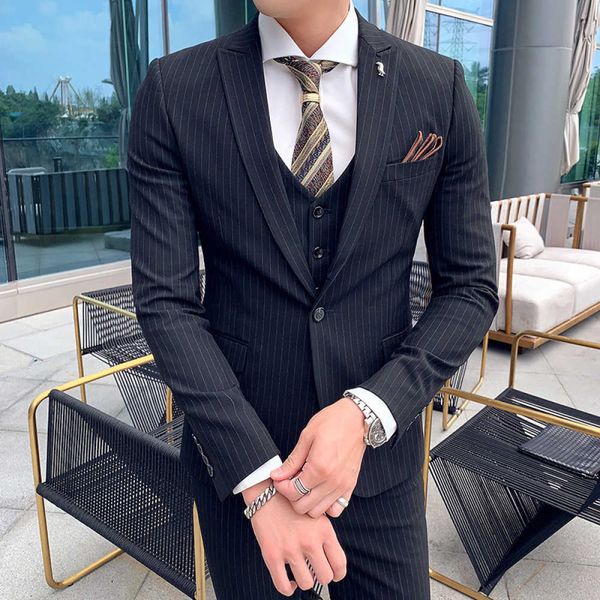men's suits & blazers classic groom wedding list thin suit british social worker formal relationships three pieces together 49ta, White;black
men's suits & blazers classic groom wedding list thin suit british social worker formal relationships three pieces together 49ta, White;black