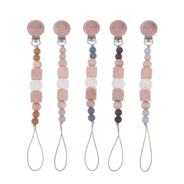 baby pacifier holders chain clips natural wooden silicone teething beads crochet newborn teeth practice toys infant feeding kids chew toy b8
baby pacifier holders chain clips natural wooden silicone teething beads crochet newborn teeth practice toys infant feeding kids chew toy b8
