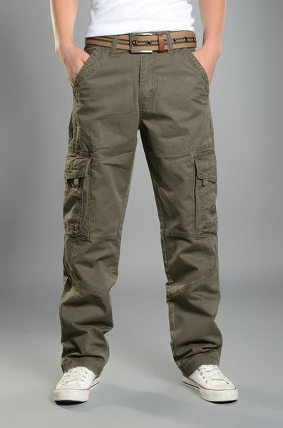 men's pants mens cargo casual pant baggy regular cotton trousers male combat military tactical with multi pockets, Black
men's pants mens cargo casual pant baggy regular cotton trousers male combat military tactical with multi pockets, Black