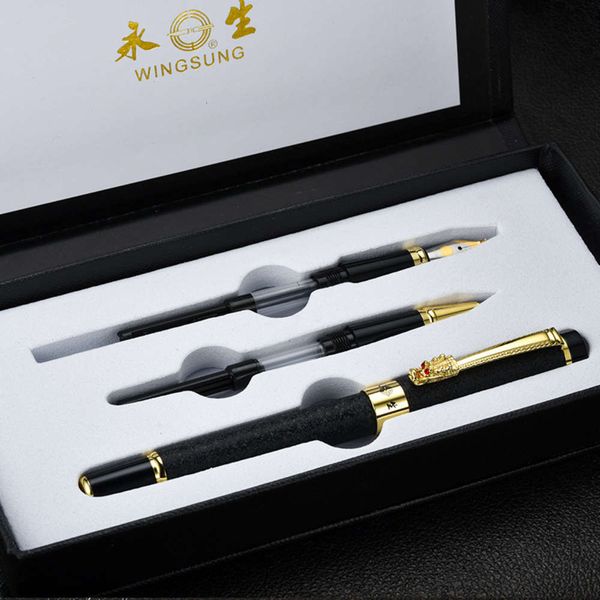 the pen yongsheng dragon head pen business office gifts student teacher calligraphy signature metal pen set
the pen yongsheng dragon head pen business office gifts student teacher calligraphy signature metal pen set