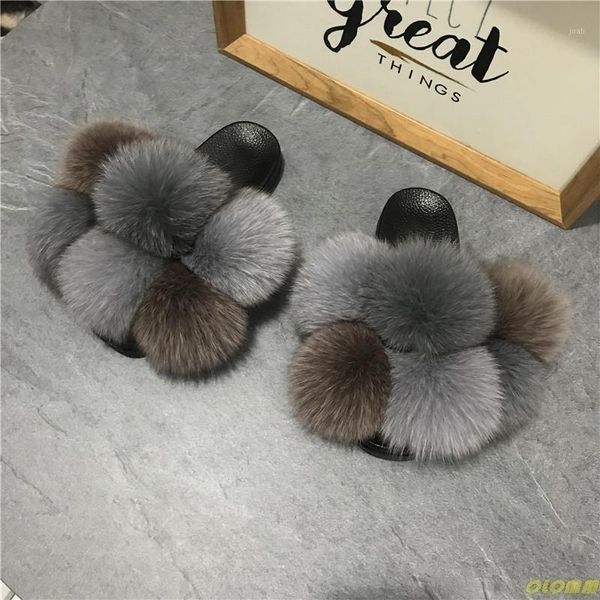 pom fur slippers for women fluffy real slides furry raccoon sandals ladies cute ball flip flops rainbow shoe1, Black
pom fur slippers for women fluffy real slides furry raccoon sandals ladies cute ball flip flops rainbow shoe1, Black