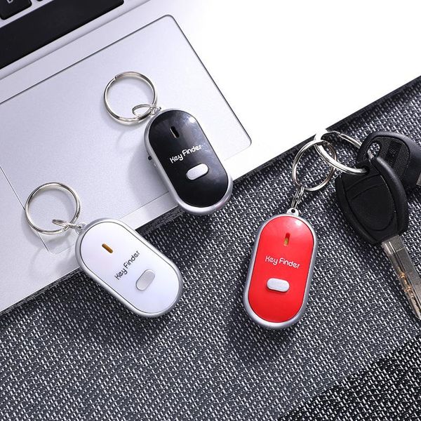 keychains key finder wireless whistle sensor led electronic sound quality alarm anti-lost device chain, Silver
keychains key finder wireless whistle sensor led electronic sound quality alarm anti-lost device chain, Silver