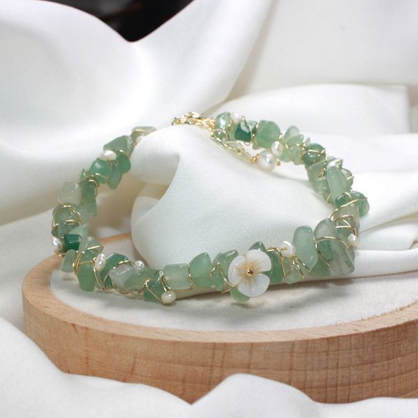 bracelets designer garden small fresh green dongling jade crystal female simple art student bracelet handmade hand jewelry, Black
bracelets designer garden small fresh green dongling jade crystal female simple art student bracelet handmade hand jewelry, Black