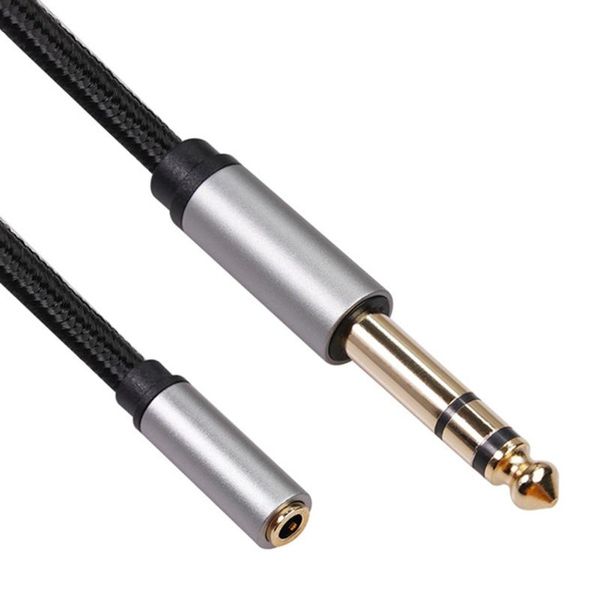 3.5mm female to 6.35mm male cable trs 1/8 jack 1/4 plug adapter (1.5m) audio cables & connectors
3.5mm female to 6.35mm male cable trs 1/8 jack 1/4 plug adapter (1.5m) audio cables & connectors