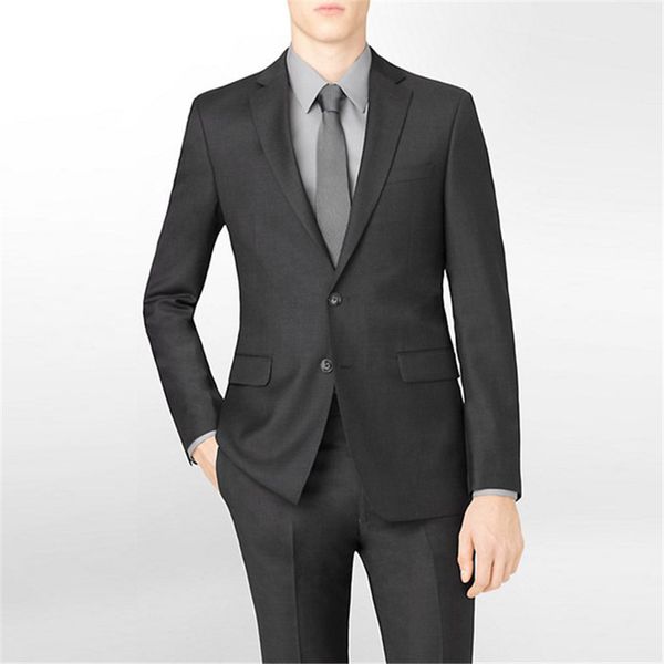 men's suits & blazers tailored suit single button wedding business tuxedos men groomsman costume mariage homme ternos masculino 2p, White;black 
men's suits & blazers tailored suit single button wedding business tuxedos men groomsman costume mariage homme ternos masculino 2p, White;black