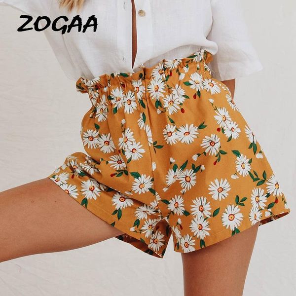 bohemian ginger frilled trim elastic waist floral print shorts women summer high beach style casual chiffon women's, White;black
bohemian ginger frilled trim elastic waist floral print shorts women summer high beach style casual chiffon women's, White;black
