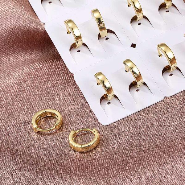 hoop & huggie 6 pairs/set trendy simple gold color earrings for women girl circle round minimalist party stainless steel jewelry, Golden;silver
hoop & huggie 6 pairs/set trendy simple gold color earrings for women girl circle round minimalist party stainless steel jewelry, Golden;silver
