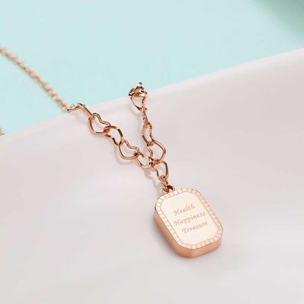 chains 316l stainless steel letter square pendant charms heart chain choker necklace for women fashion fine jewelry party gifts san567, Silver
chains 316l stainless steel letter square pendant charms heart chain choker necklace for women fashion fine jewelry party gifts san567, Silver
