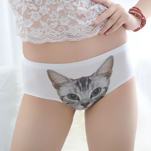 seamless cat underwear anti-exposure surface alien cat womens ice silk hip cat head briefs factory direct sales, Black;white
seamless cat underwear anti-exposure surface alien cat womens ice silk hip cat head briefs factory direct sales, Black;white