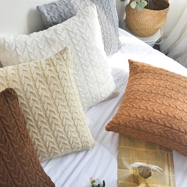cushion/decorative pillow twisted-pair pattern knitted removable for sofa bed pillows cushion leaning on of bay window tatami chair pad
cushion/decorative pillow twisted-pair pattern knitted removable for sofa bed pillows cushion leaning on of bay window tatami chair pad