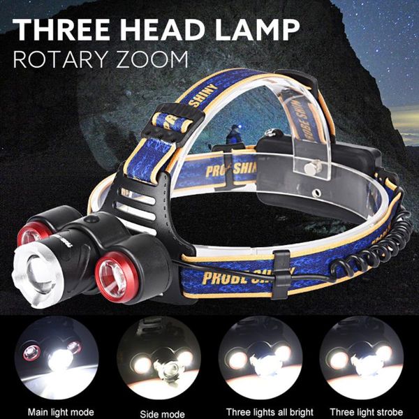 led rechargeable 18650 headlamp head light torch super waterproof powerful xml t6+2r5 3 bicicleta#3 bike lights
led rechargeable 18650 headlamp head light torch super waterproof powerful xml t6+2r5 3 bicicleta#3 bike lights