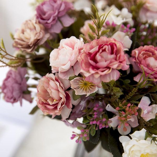 decorative flowers & wreaths tea rose artificial bouquet for wedding decoration fake arrange home decor living room garden accessories
decorative flowers & wreaths tea rose artificial bouquet for wedding decoration fake arrange home decor living room garden accessories