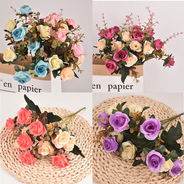 decorative flowers & wreaths 1bunch 12heads silk rose artificial home decor flower bouquet wreath for diy garden wedding decoration fake
decorative flowers & wreaths 1bunch 12heads silk rose artificial home decor flower bouquet wreath for diy garden wedding decoration fake