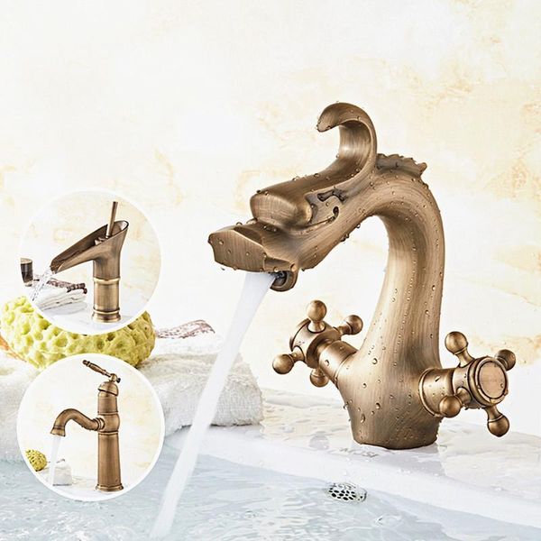 bathroom sink faucets deck mounted brass antique faucets,vintage bronze faucet,brushed and cold mixer tap,j16904
bathroom sink faucets deck mounted brass antique faucets,vintage bronze faucet,brushed and cold mixer tap,j16904