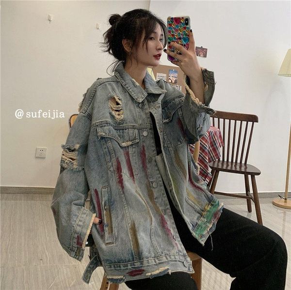 women's jackets spring 2021 embroidered stretch denim jacket women short cardigan basic plus size female bomber trend, Black;brown
women's jackets spring 2021 embroidered stretch denim jacket women short cardigan basic plus size female bomber trend, Black;brown
