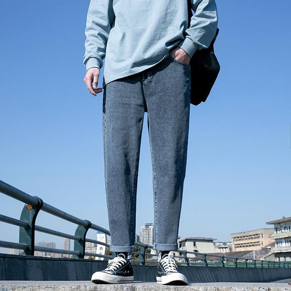 men's jeans summer thin ankle length denim pants youthful blue mid-waist solid slim casual male simple pencil trousers men
men's jeans summer thin ankle length denim pants youthful blue mid-waist solid slim casual male simple pencil trousers men