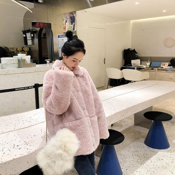 women's fur & faux women autumn winter fluffy coat female streetwear thicken warm going out outerwear vintage casual jackets, Black
women's fur & faux women autumn winter fluffy coat female streetwear thicken warm going out outerwear vintage casual jackets, Black