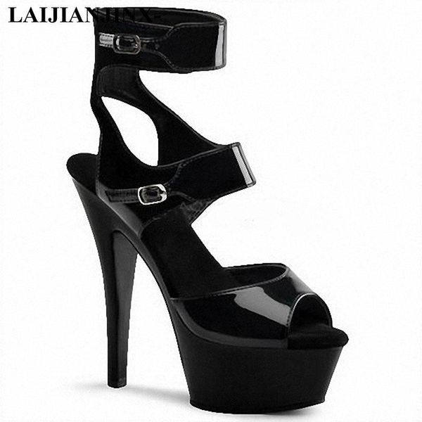 dress shoes laijianjinxia fashion ankle strap ultra 15cm high heel sandals pole dance fretwork show, Black
dress shoes laijianjinxia fashion ankle strap ultra 15cm high heel sandals pole dance fretwork show, Black
