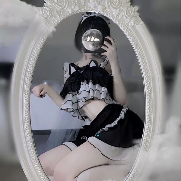 cute schoolgirl costume college students uniform cos cat girl maid jk sailor halloween costumes for women role play, Black;white
cute schoolgirl costume college students uniform cos cat girl maid jk sailor halloween costumes for women role play, Black;white
