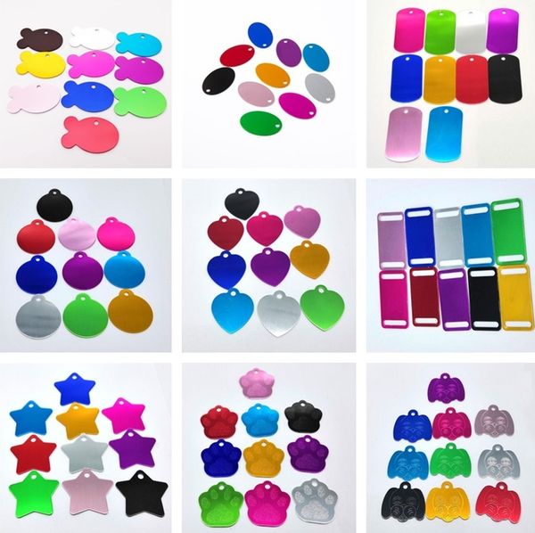 100pcs/lot fashion aluminum alloy blank dog tag cat id card anodized surface laser engravable pet identity tagszc480
100pcs/lot fashion aluminum alloy blank dog tag cat id card anodized surface laser engravable pet identity tagszc480