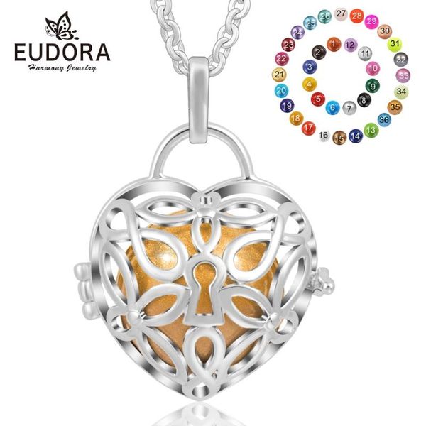 pendants eudora 18mm silver color harmony bola ball love heart locket cage pendant fit colorful chime necklace women jewelry k246n18, Black
pendants eudora 18mm silver color harmony bola ball love heart locket cage pendant fit colorful chime necklace women jewelry k246n18, Black