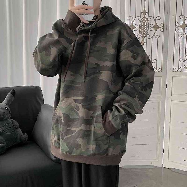 men's hoodies & sweatshirts brand men camouflage green hooded training clothes autumn casual pullover print tracksuit 6o3c, Black
men's hoodies & sweatshirts brand men camouflage green hooded training clothes autumn casual pullover print tracksuit 6o3c, Black