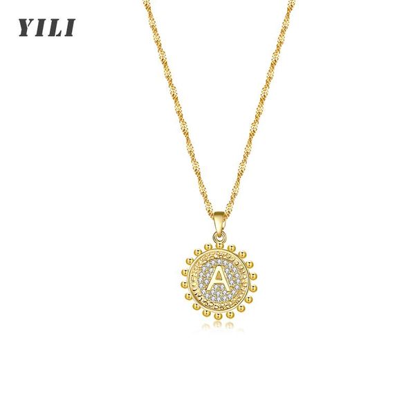 pendant necklaces round initial letter necklace for women gold a-z letters cubic zircon 26 alphabet fashion jewelry, Silver
pendant necklaces round initial letter necklace for women gold a-z letters cubic zircon 26 alphabet fashion jewelry, Silver
