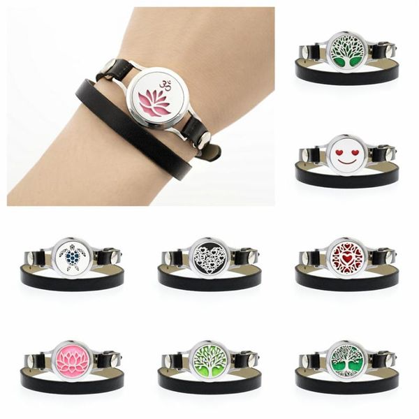 25mm tree of life lotus aroma essential oil diffuser charm bracelet twist pu leather 10pads as gift bracelets, Golden;silver
25mm tree of life lotus aroma essential oil diffuser charm bracelet twist pu leather 10pads as gift bracelets, Golden;silver