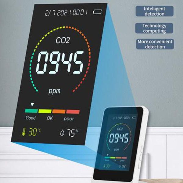 gas analyzers 5in1 air quality monitor digital temperature humidity tester carbon dioxide tvoc hcho detector analyzer
gas analyzers 5in1 air quality monitor digital temperature humidity tester carbon dioxide tvoc hcho detector analyzer